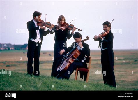 Schleswig Holstein Music Festival Young String Quartet Playing