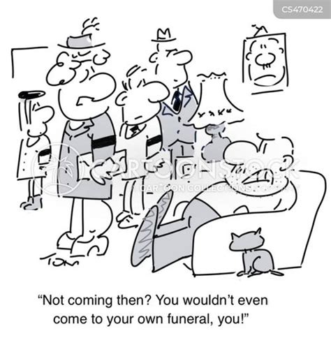 Family Funerals Cartoons and Comics - funny pictures from CartoonStock