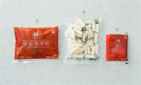 33떡볶이 밀키트 신상 맵달한 주꾸미 떡볶이 출시 33떡볶이and꼬마김밥