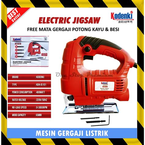 Jual ALAT MESIN GERGAJI JIGSAW JIG SAW POTONG PEMOTONG BELAH BESI PAPAN