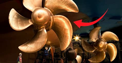 Maritime Wonders Captivating Moments When Giant Propellers Create The