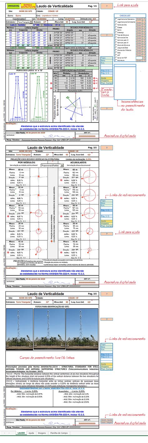 Planilha Verticalidade