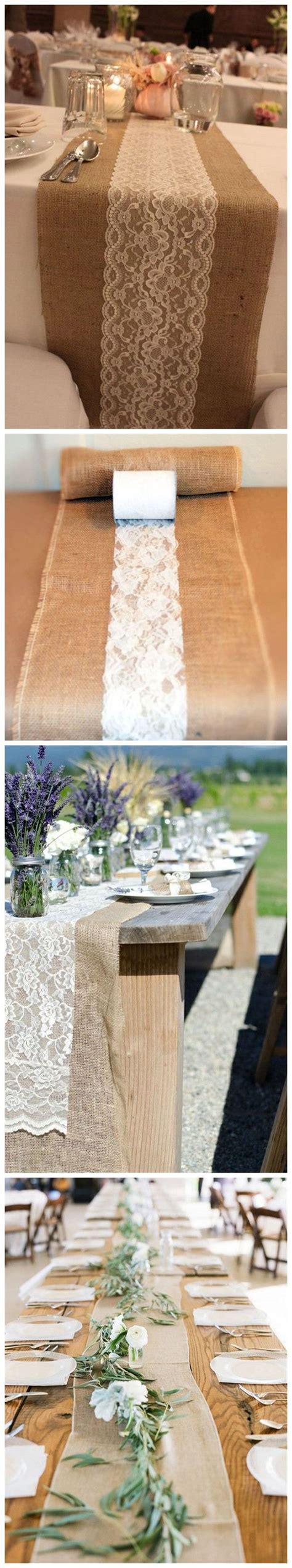 Diy Wedding Ideas Rustic Burlap Wedding Table Runner Ideas You