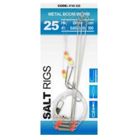 Spro Salt Metal Boom Tied Hook Clear Waveinn