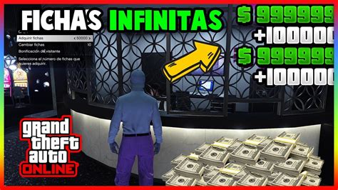 TRUCO FICHAS INFINITAS SOLO SIN AYUDA 100 000 CADA MINUTO GTA V ONLINE