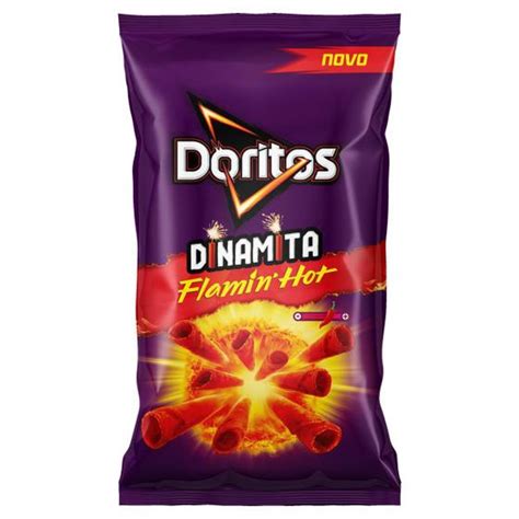 Doritos Dinamita Flamin Hot G Salgadinho De Milho Sabor Carne Defumada Picante Pepsico