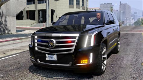 Cadillac Escalade Fbi Petrol Vehicle Replace Gta Mods