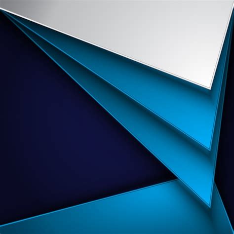 Fondo Geom Trico Azul Y Blanco Vector Gratis