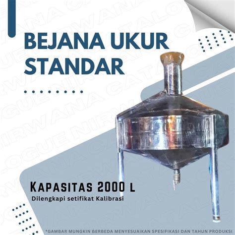 Bejana Ukur Standar Kapasitas Liter