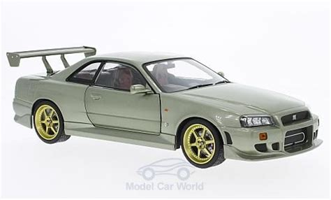 Modellino In Miniatura Nissan Skyline Greenlight Gt R Metallic