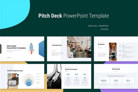 Pitch Deck Presentation Template Presentation Board Design Powerpoint Templates Presentation