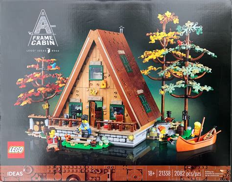 Set Review 21338 1 A Frame Cabin LEGO Ideas 46 Bricks For Bricks