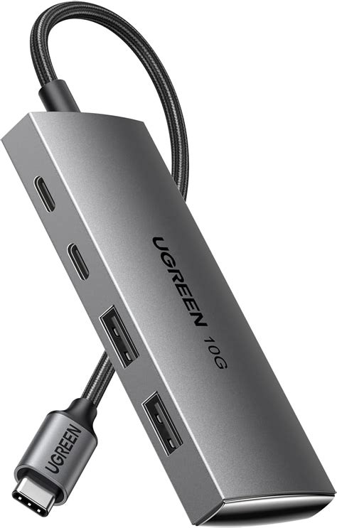 UGREEN USB C Hub 10 Gbps Adapter Mit 2 USB C 3 2 Und 2 USB 3 2 Ports