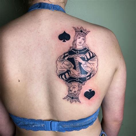 30 Queen Of Spades Tattoos Meaning And Symbolism Tattoo Inspo Hub