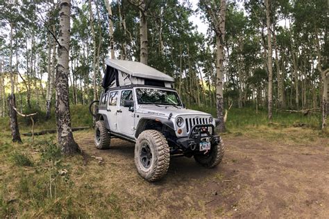 Overland 2012 Jk Wrangler With Ursa Minor J30 Camper