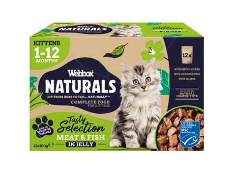 Webbox Naturals Kitten Selection Jelly Wet Cat Food Webbox