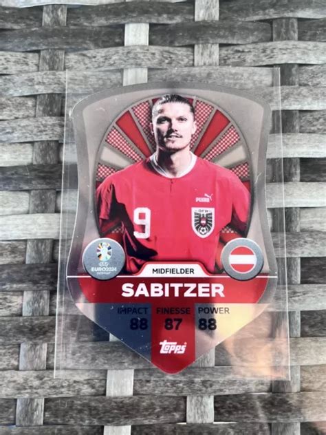 Topps Match Attax Uefa Euro Marcel Sabitzer Austria Chrome