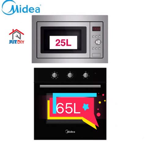 Midea Combo 65L Built In Oven MBO 1865M 25L Built In Microwave Oven