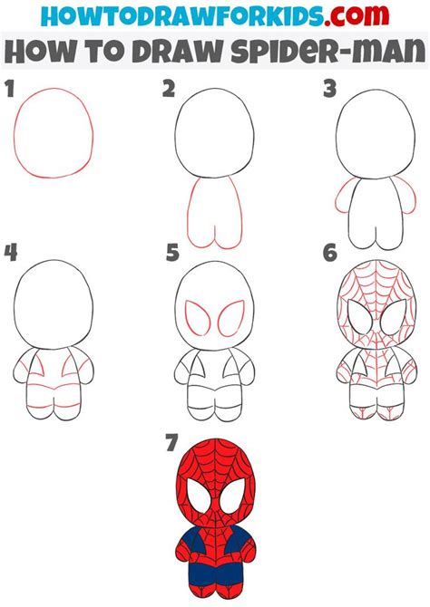 How to Draw Spider-Man | Easy drawings, Art drawings for kids, Drawing ...