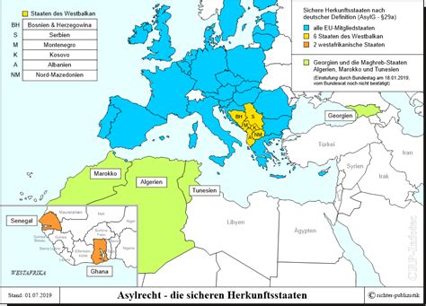 Asyl Sichere Herkunftsstaaten Und Schutzquoten Politik Und