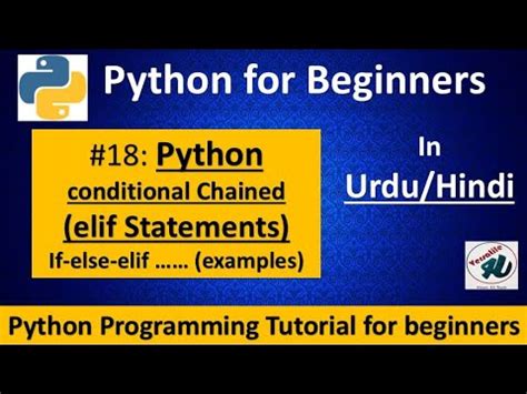 Python Chained Conditional Statements In Hindi Python Elif