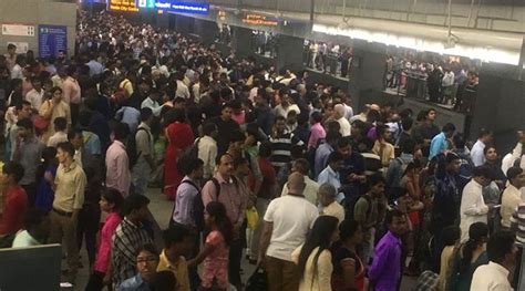 Technical Glitch At Rajiv Chowk Metro Station Hampers Delhi Metros