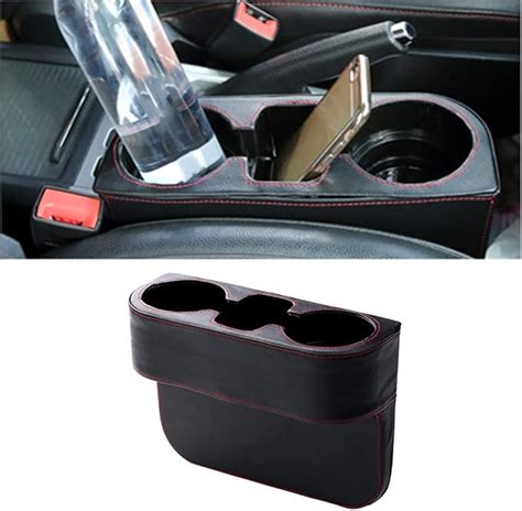 Amazon Aicel Car Cup Holder With Phone Holder Side Pocket Console