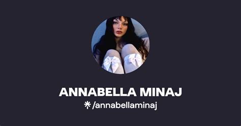 Annabella Minaj Instagram Facebook Linktree