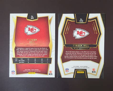 Yahoo オークション 2016 Panini Select Football Tyreek Hill RC 2