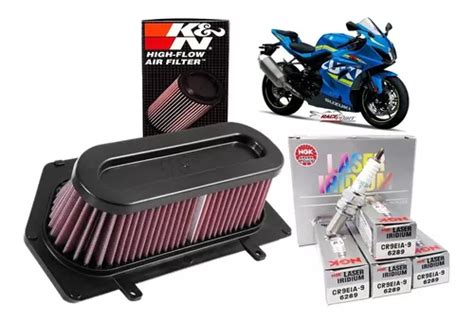 Filtro Ar K N Vela Iridium Ngk Suzuki Srad Gsxr Gsx R