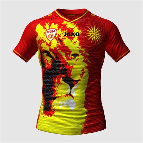 N Macedonia Special Home Kit Republic Day Fifa Kit Creator Showcase