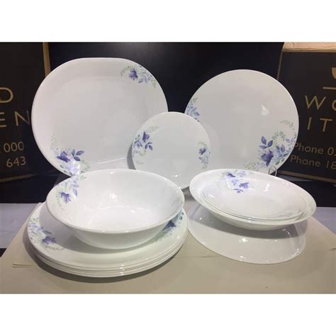 Corelle Deluxe Blue Floral Made In Usa Ready Stock Shopee