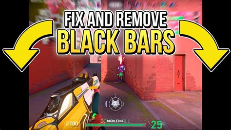 Valorant How To Fix Black Bars In Stretched Resolution Remove Black