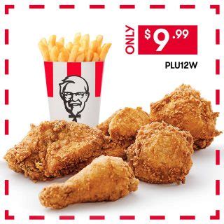 DEAL: KFC Gimme 5 - 5 Pieces of Original Recipe & Regular Chips for $9. ...