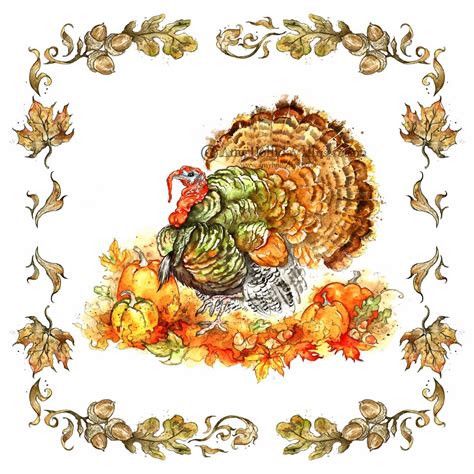 Amy Holliday Illustration : Happy Thanksgiving!! // Autumnal Turkey