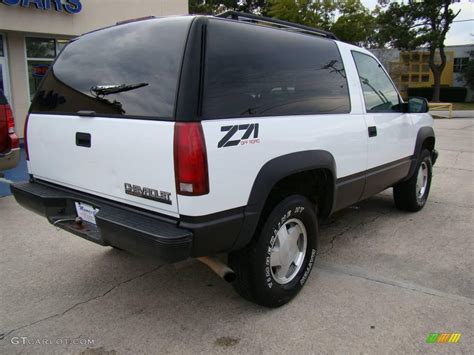 1997 Olympic White Chevrolet Tahoe Z71 4x4 20663554 Photo 8