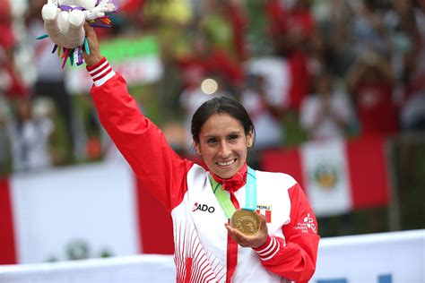 Gladys Tejeda ganó medalla de oro en maratón de Juegos Panamericanos