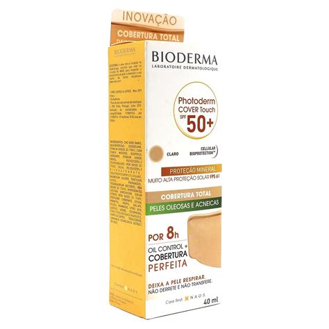 Photoderm Cover Touch Spf 50 Cor Claro Bioderma 40mL