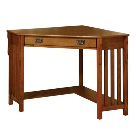 Charlton Home Mcelroy Corner Solid Wood Corner Writing Desk Wayfair