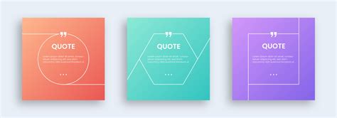 Quotes Template Collection For Social Media Feed Editable Text