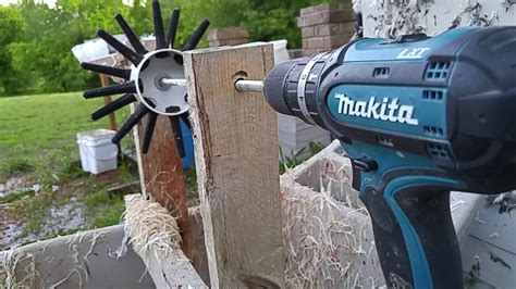 Diy Cordless Chicken Plucker In Action Youtube