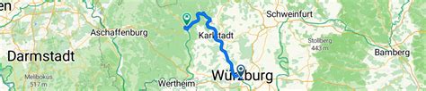 W Rzburg Lohr Auf Dem Main Radweg Radroute Bikemap