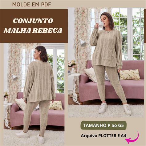 Molde Conjunto Malha Rebeca Julia Suenia Nunes Gomes Hotmart