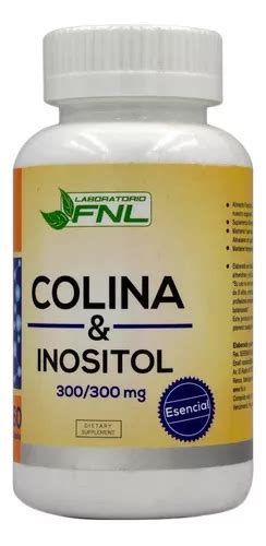 Colina Inositol 300 300mg 60 Capsulas Fnl Cuotas sin interés