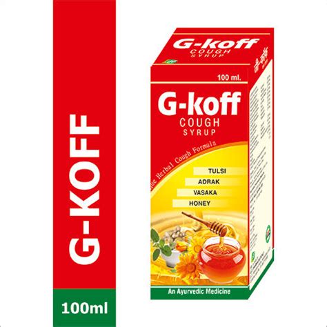 G Koff Cough Syrup Age Group Suitable For All Ages At Best Price In