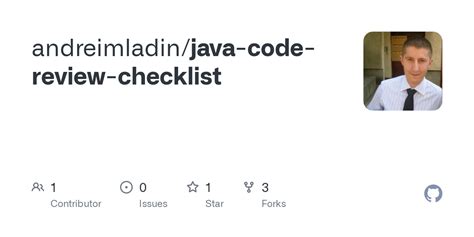 Github Andreimladinjava Code Review Checklist