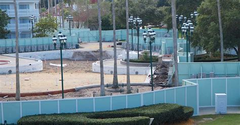 Grand Floridian Courtyard Pool Refurbishment Photo 3 Of 3