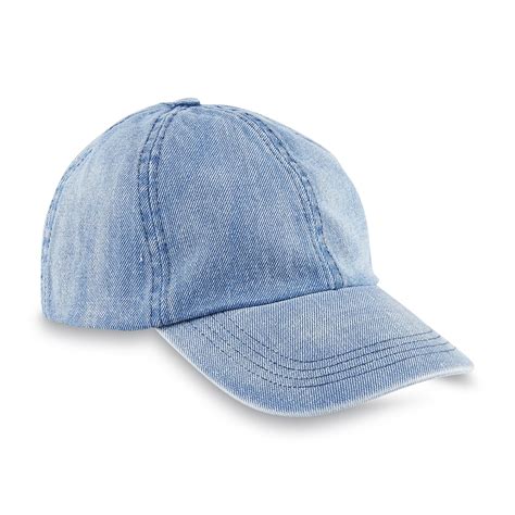 Joe Boxer Womens Distressed Denim Baseball Hat Kmart