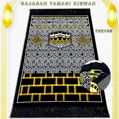 Jual Sajadah Turki Original Super Ultra Premium Motif Kiswah Ukuran