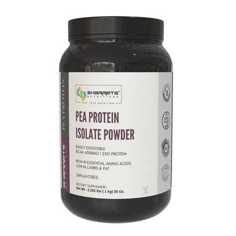 Sharrets Pea Protein Isolate Powder Kg Unflavored At Rs